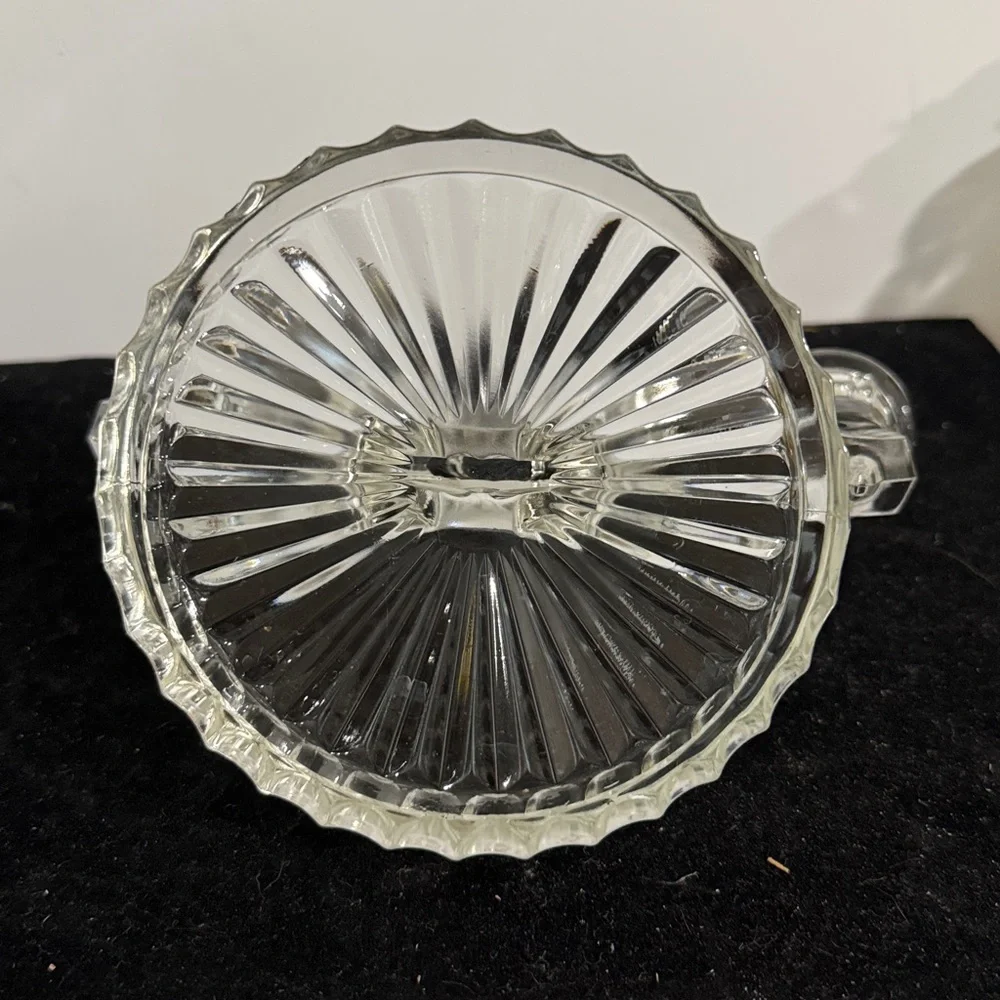 Elegant Cosmos Candleholders by Jeanette, Triple Candle Holders/USA/1940s